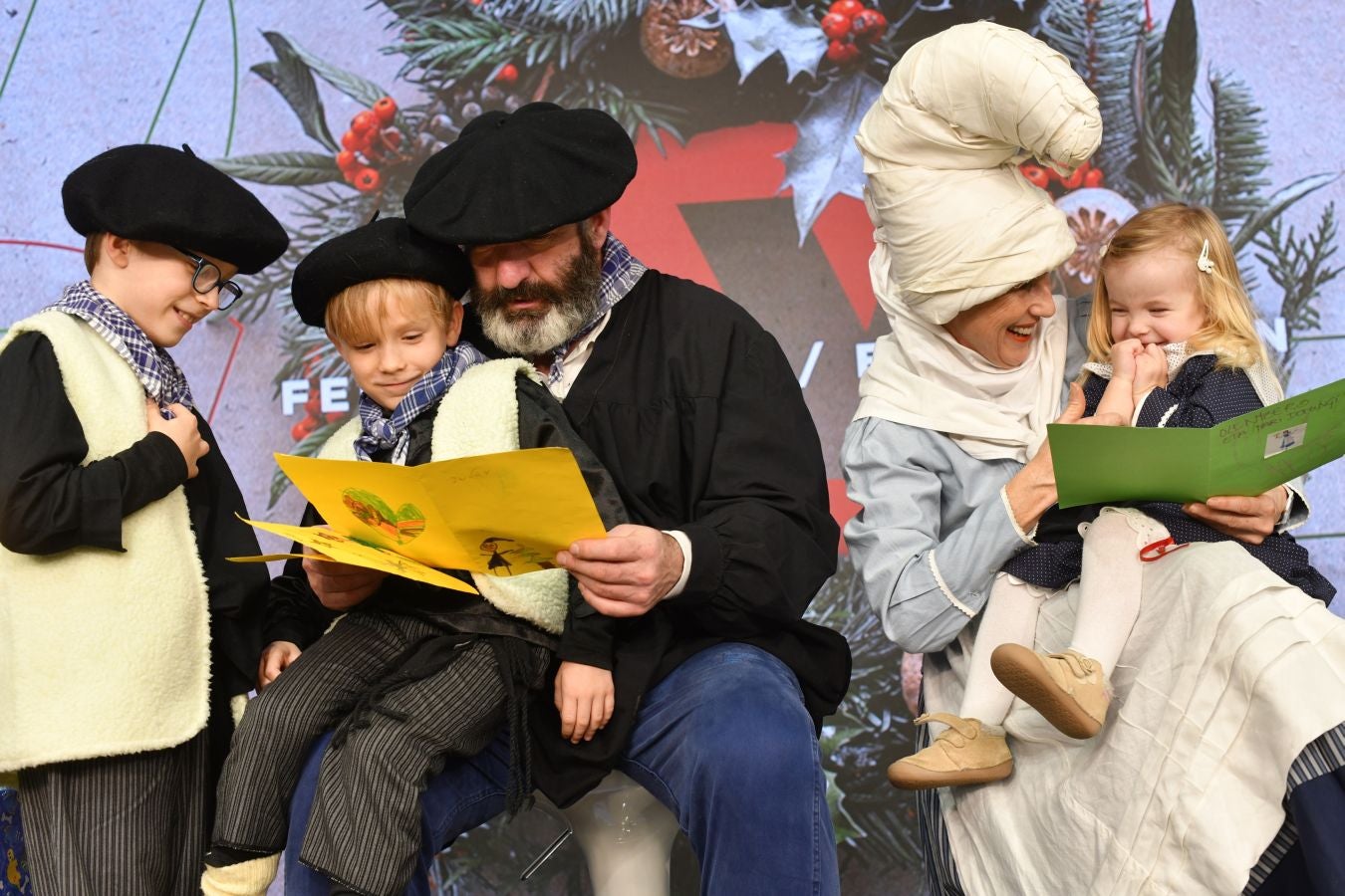 Fotos: Olentzero eta Mari Domingi, El Diario Vasco-n