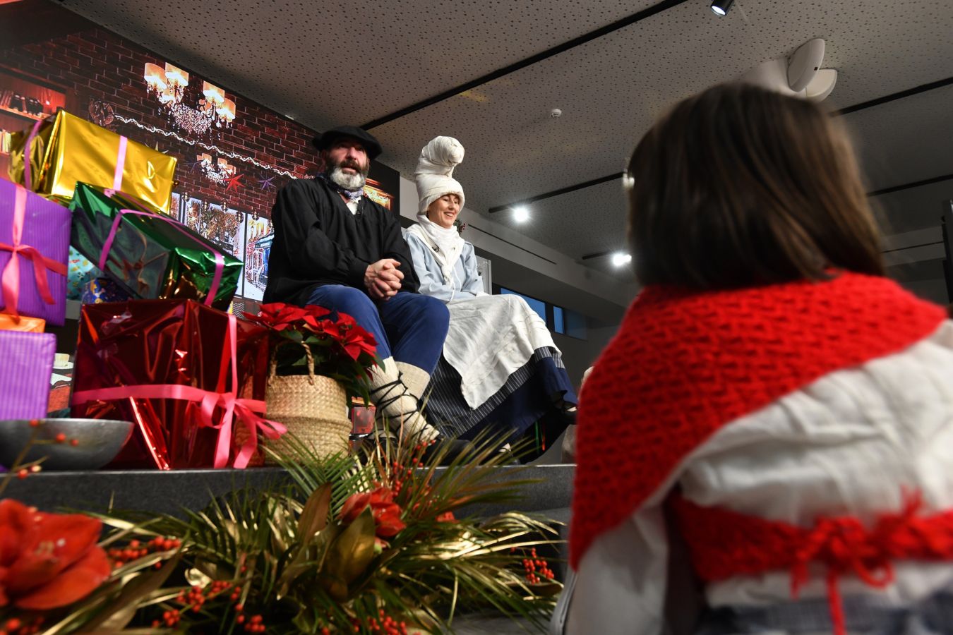 Fotos: Olentzero eta Mari Domingi, El Diario Vasco-n