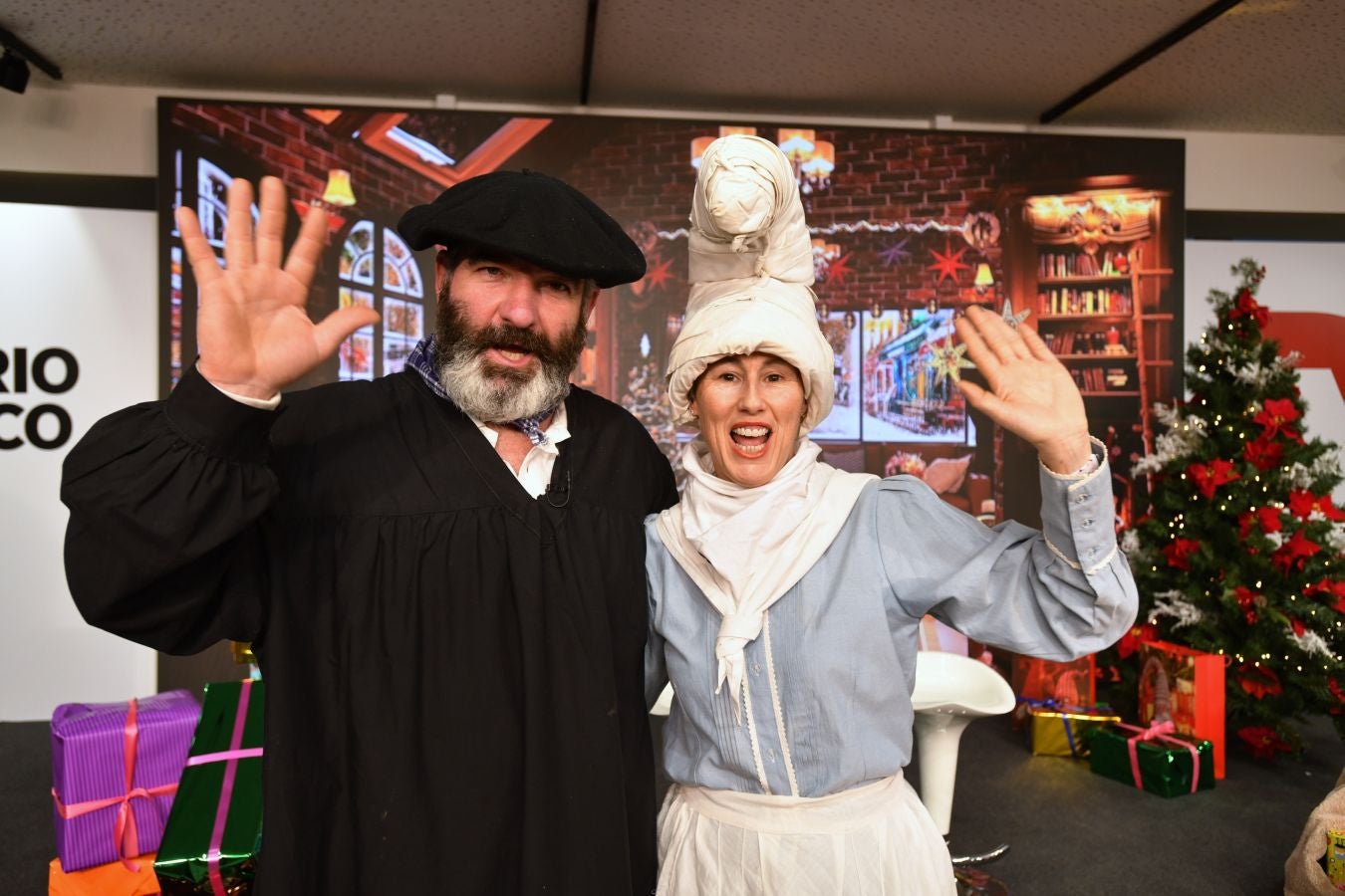 Fotos: Olentzero eta Mari Domingi, El Diario Vasco-n