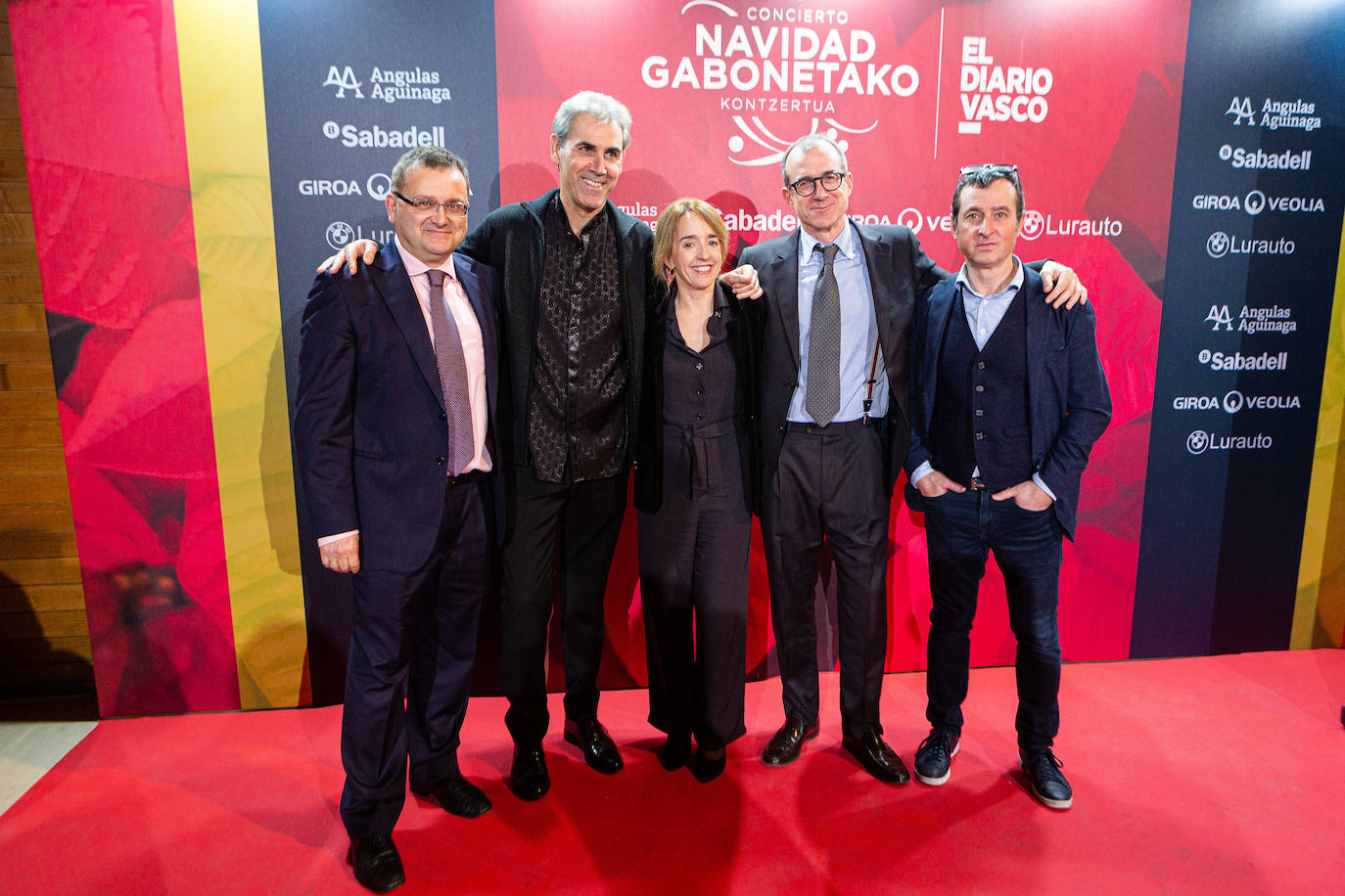 El equipo de producción formado por Joxe Inazio Usabiaga, Juanjo Ocón, Maite Vidaur, Patrick Alfaya y Josi Abanda.