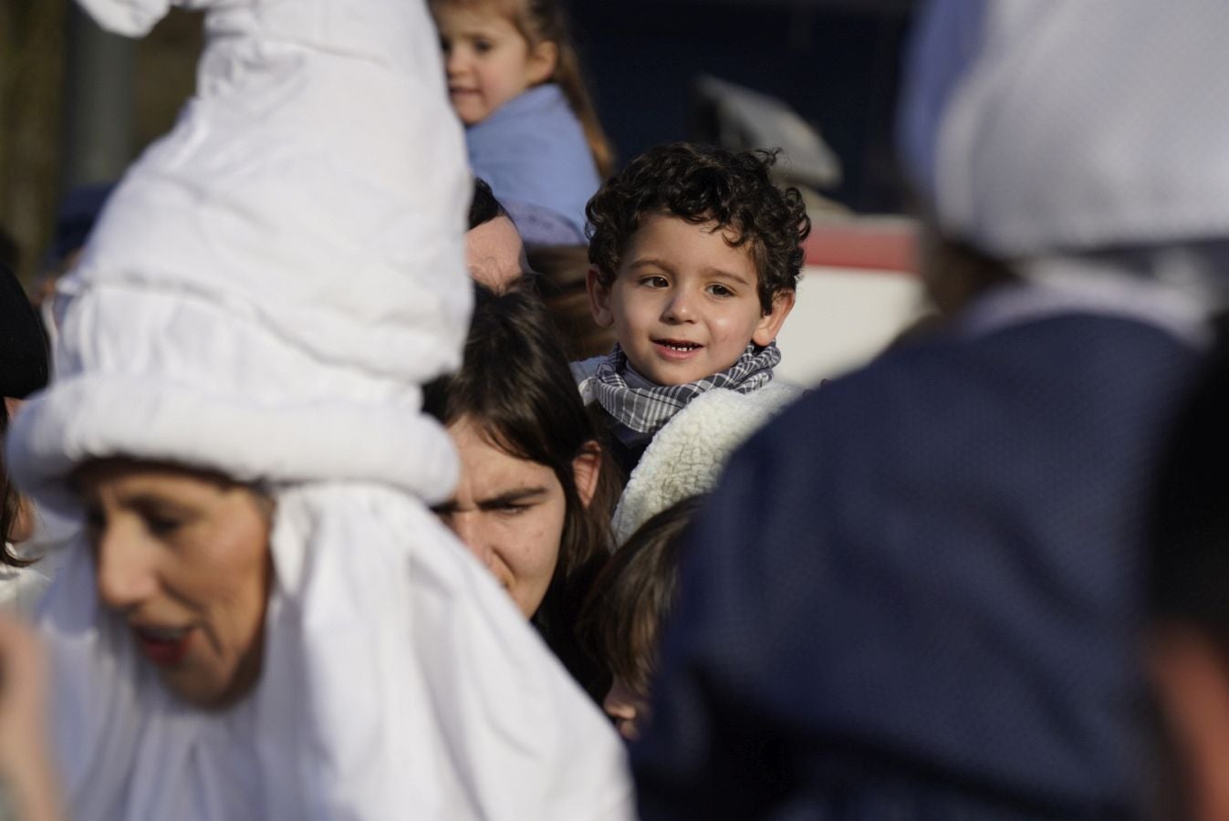 Fotos: Olentzero y Mari Domingui reparten ilusión en Donostia