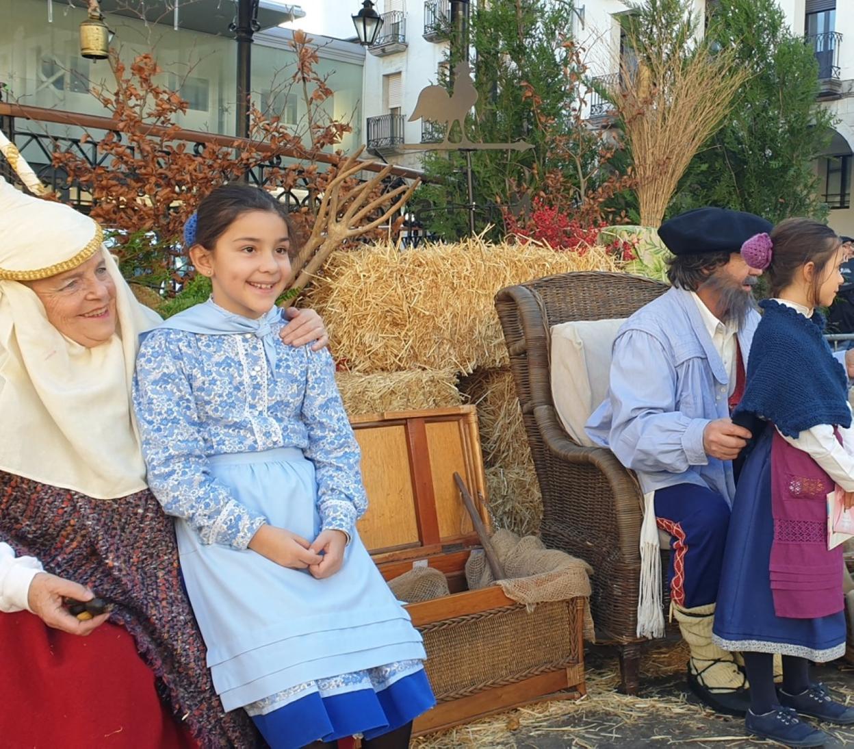 Azpeitia: Gogoz hartu zituzten herritarrek Olentzero eta Mari Domingi