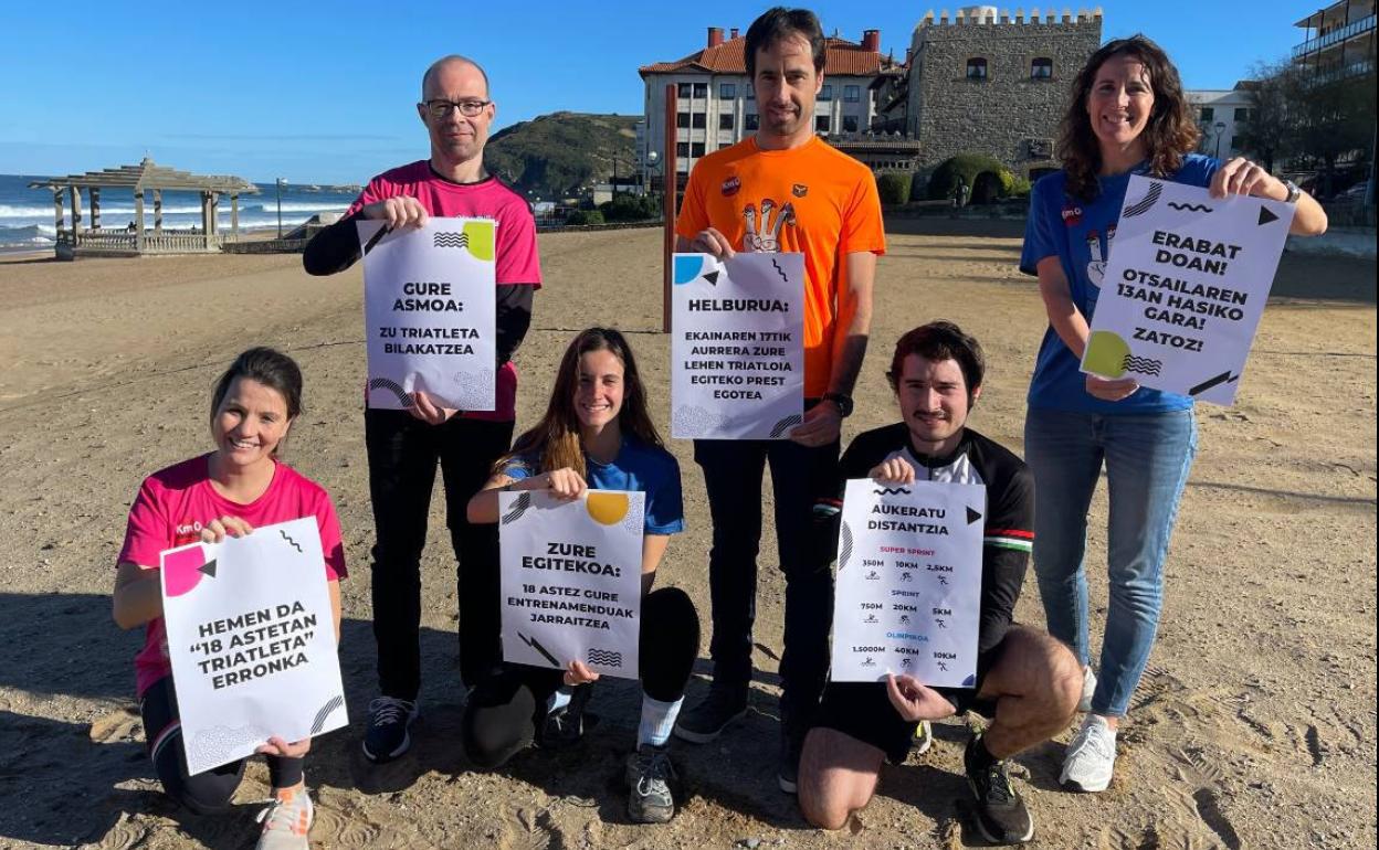18 astetan triatleta erronka hirugarrenez