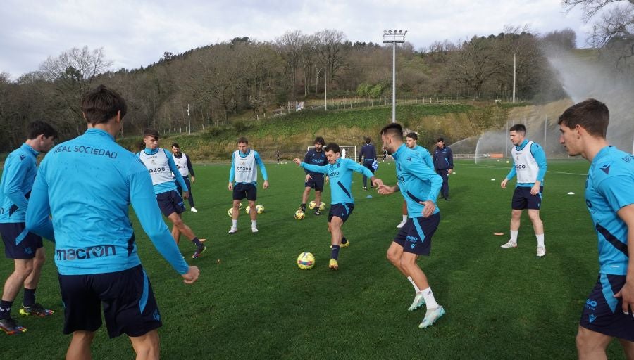 Fotos: Con las pilas bien cargadas para recibir al Osasuna
