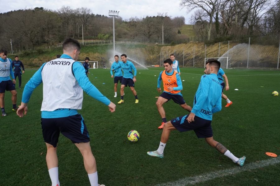Fotos: Con las pilas bien cargadas para recibir al Osasuna