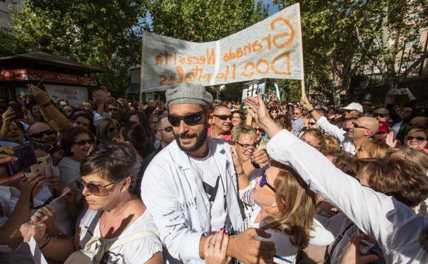 Jesús Candel, 'Spiriman'. Médico y referente en las protestas sanitarias en Granada durante los últimos años.