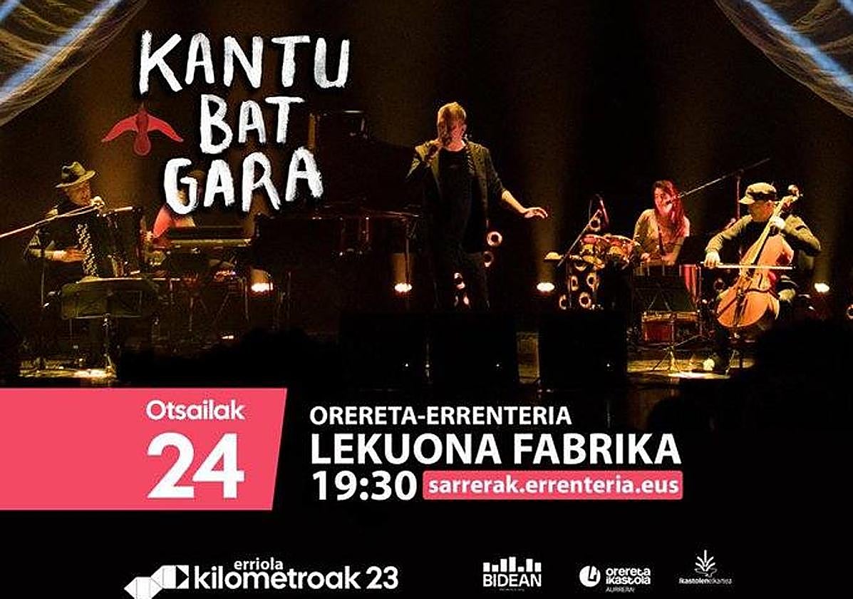 'Kantu bat gara' otsailaren 24an Errenterian izango da