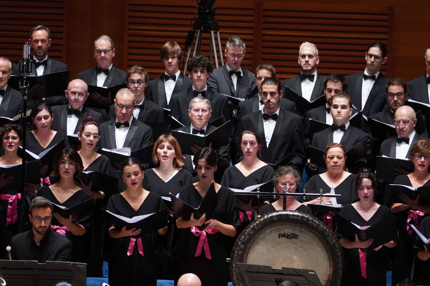 El Orfeón Donostiarra en un concierto en el Kursaal