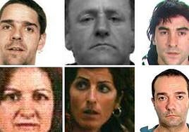 Garikoitz Etxeberria, Gregorio Escudero, Asier Borrero, Jaione Jauregi, Irantzu Gallastegi y Faustino Marcos.