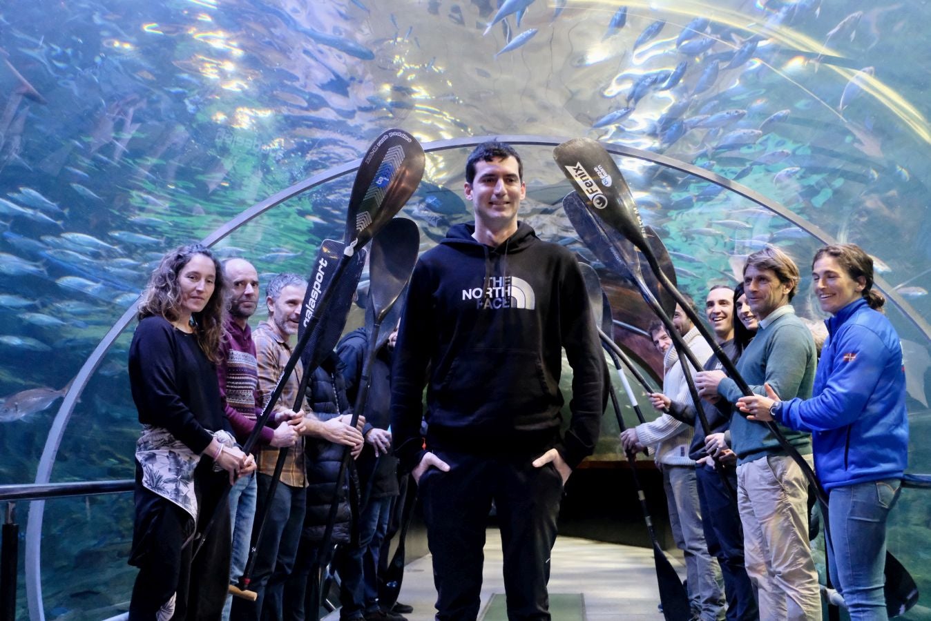 Despedida en familia a Ander Elosegi