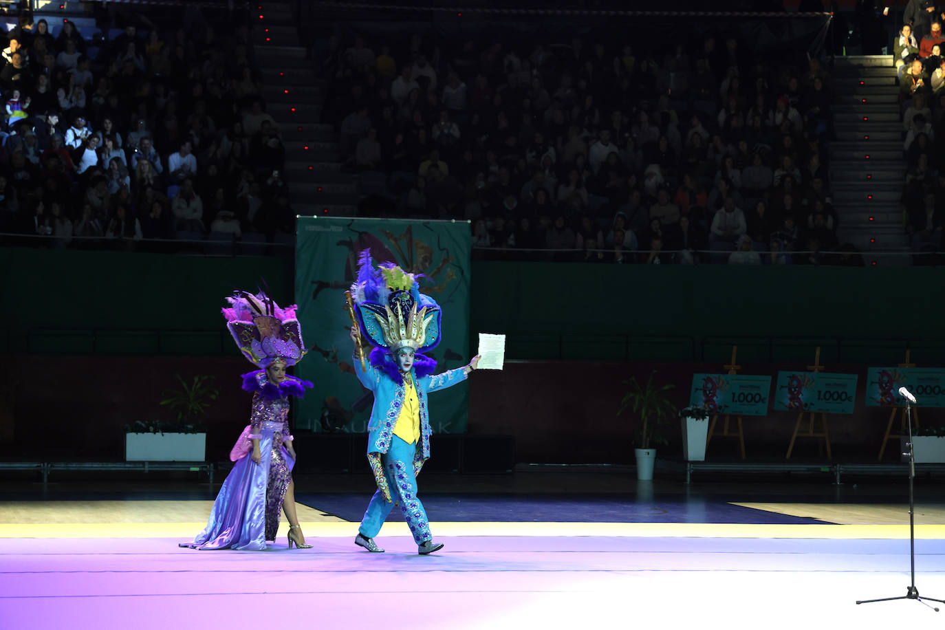 La presentación del Carnaval en Donostia, en imagénes