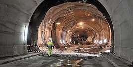 Imagen de archivo de las obras del Topo en Errondo.