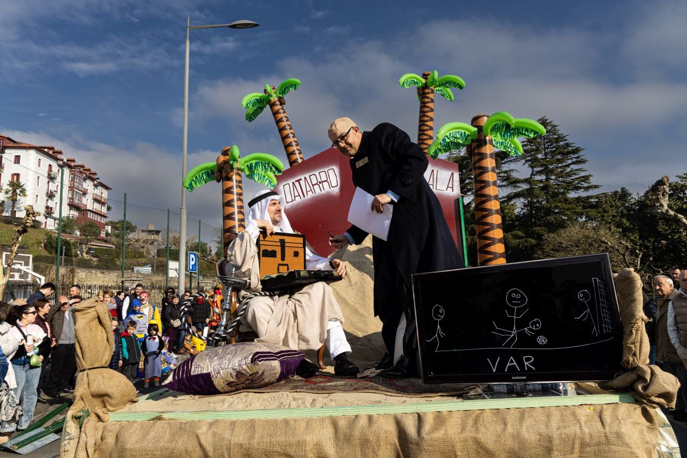 El humor reina en Hondarribia