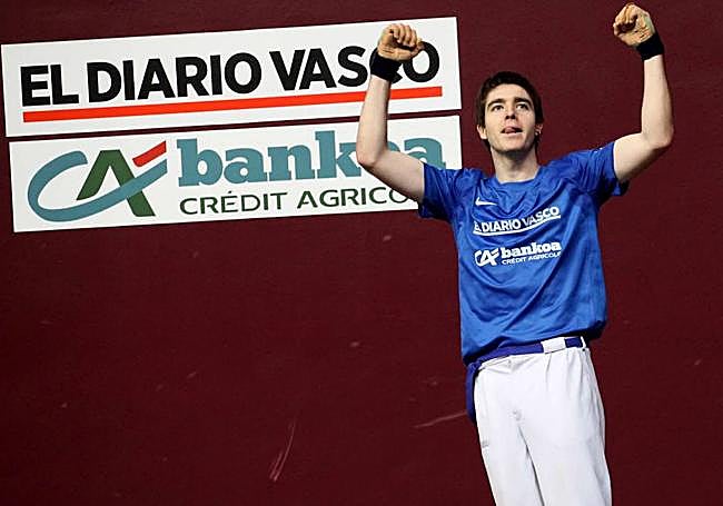 Iker Irribarria, en la final del torneo Bankoa.