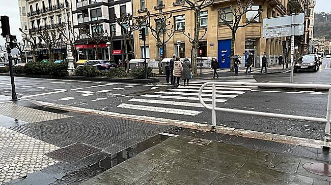 Imagen después - Algunas zonas se acumuló gran cantidad de nieve