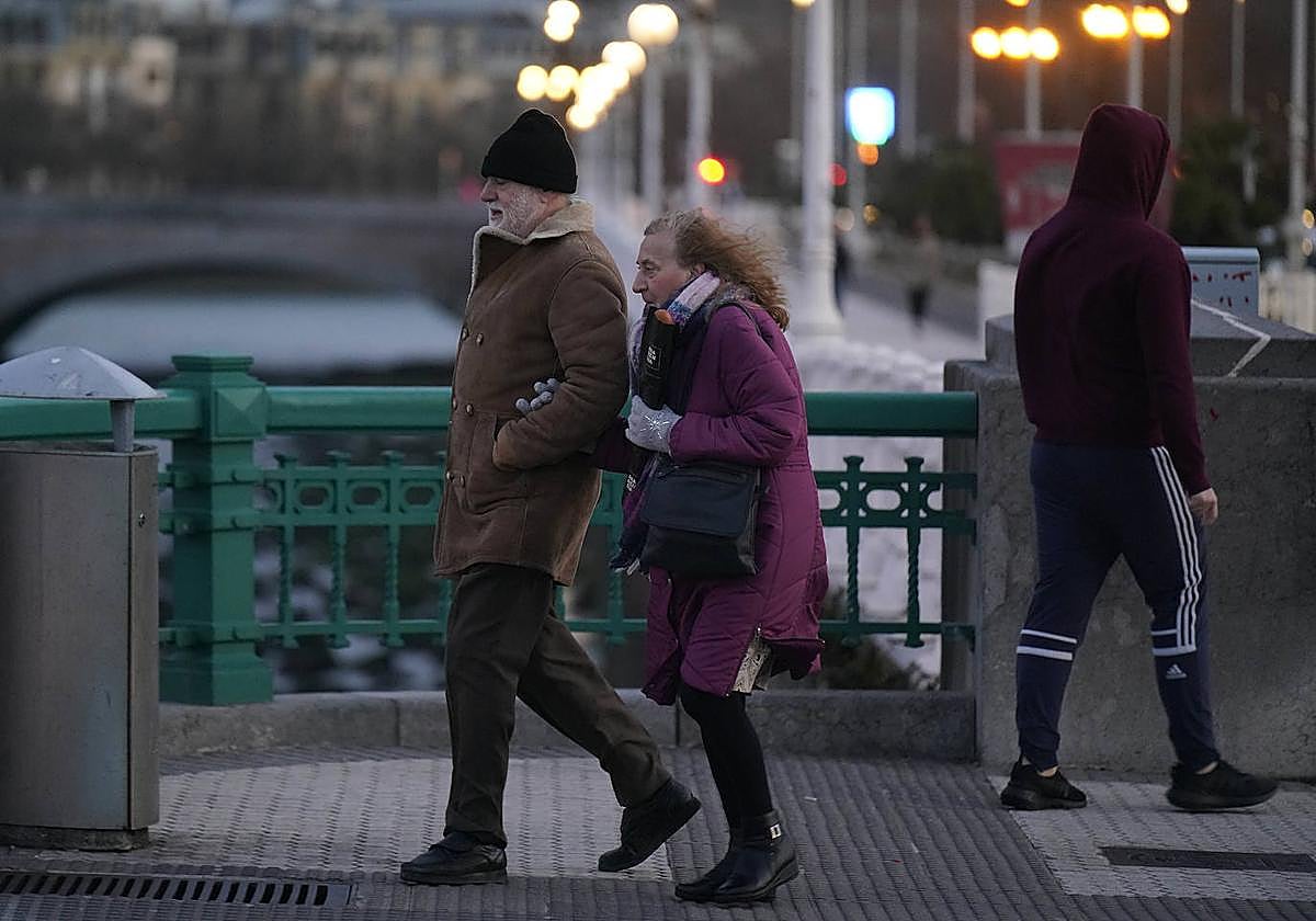 El domingo por la noche el frío ya se dejaba notar.