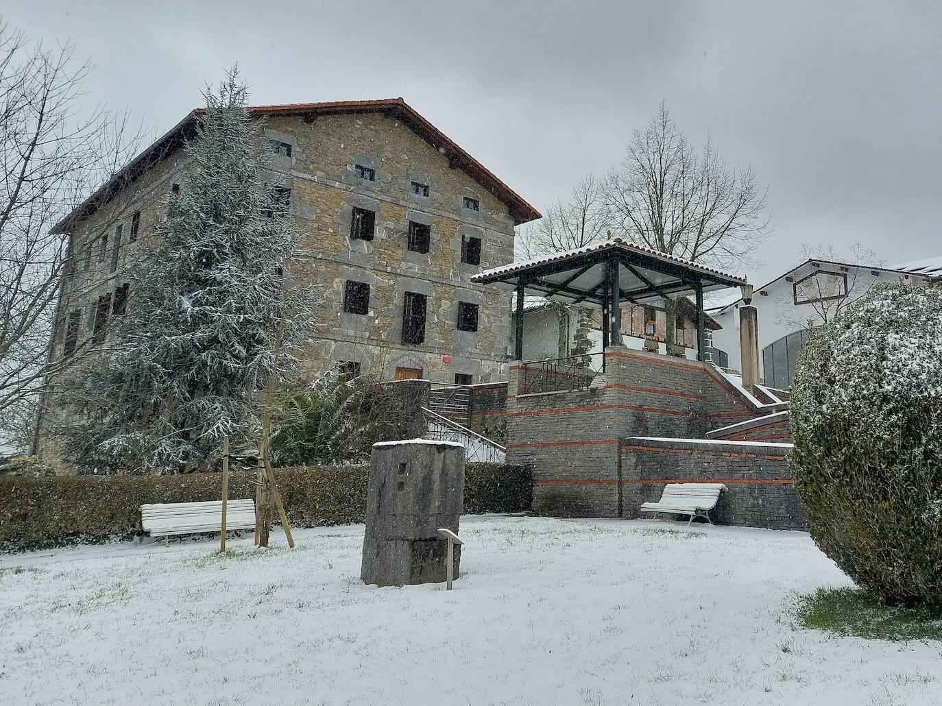 Nieve en Gipuzkoa: El manto blanco se extiende por el territorio