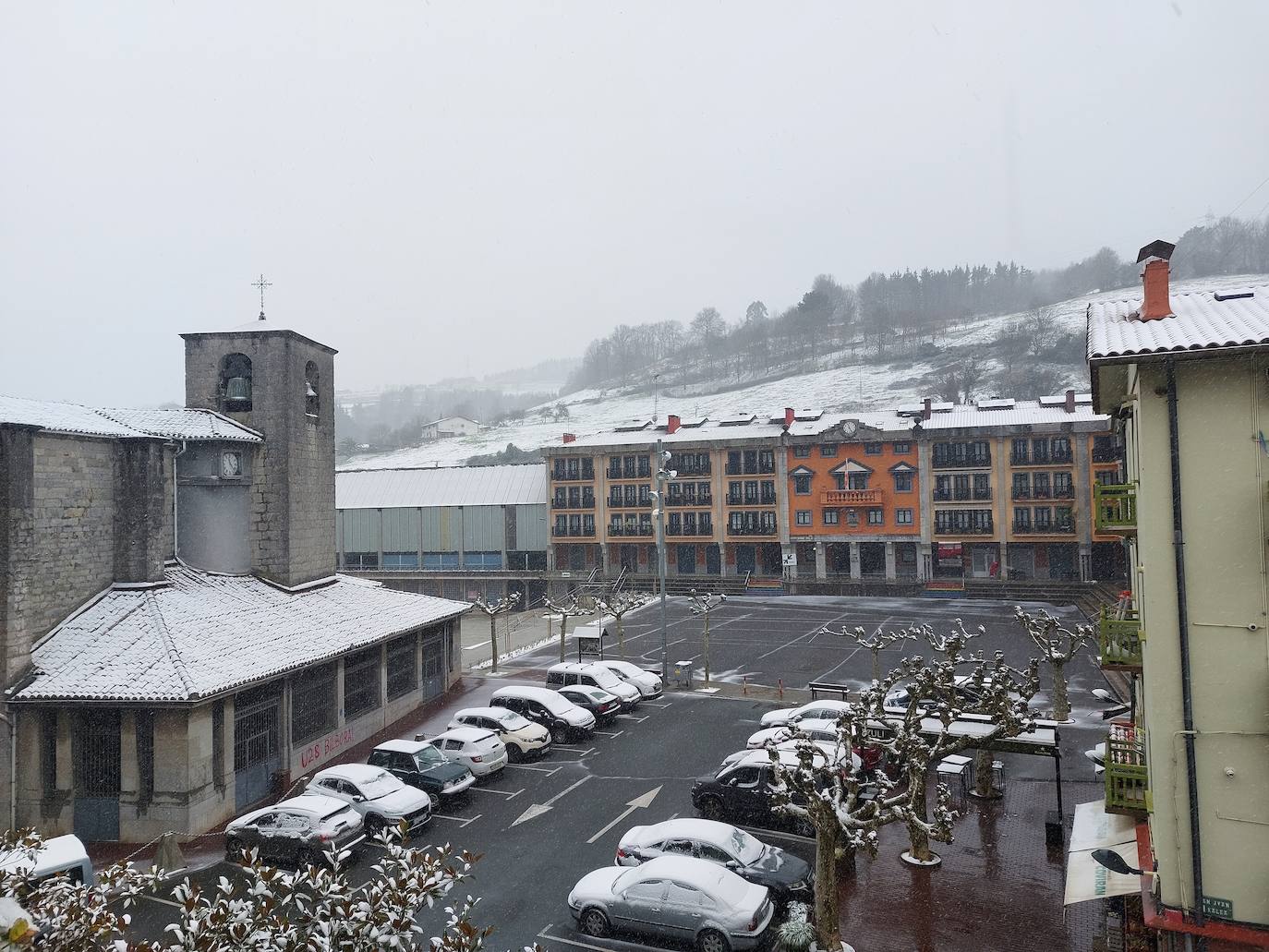 Nieve en Gipuzkoa: El manto blanco se extiende por el territorio