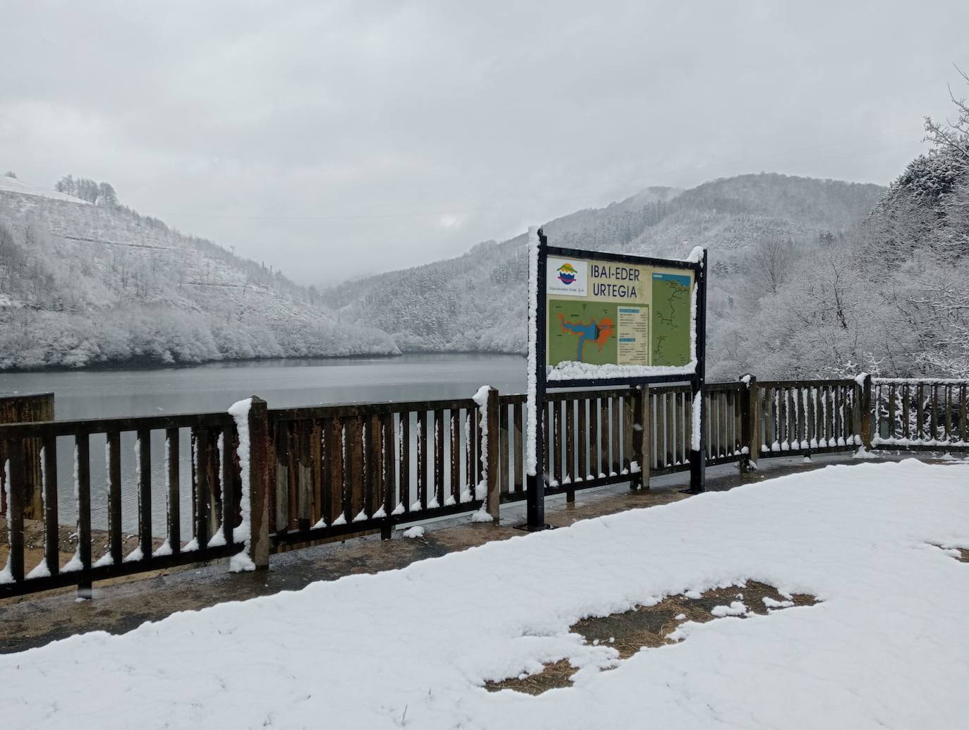 El embalse de Ibai Eder, en Azpeitia