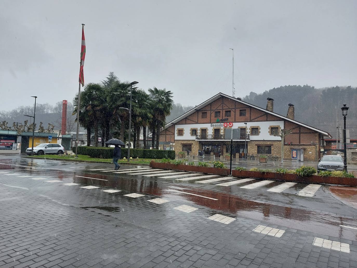 Nieve en Gipuzkoa: El manto blanco se extiende por el territorio