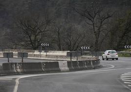 Zona en la que se produjo el accidente mortal en la madrugada del domingo.