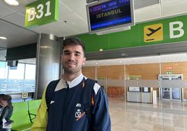 Iker Arozena, camino a competir con España en Estambul.