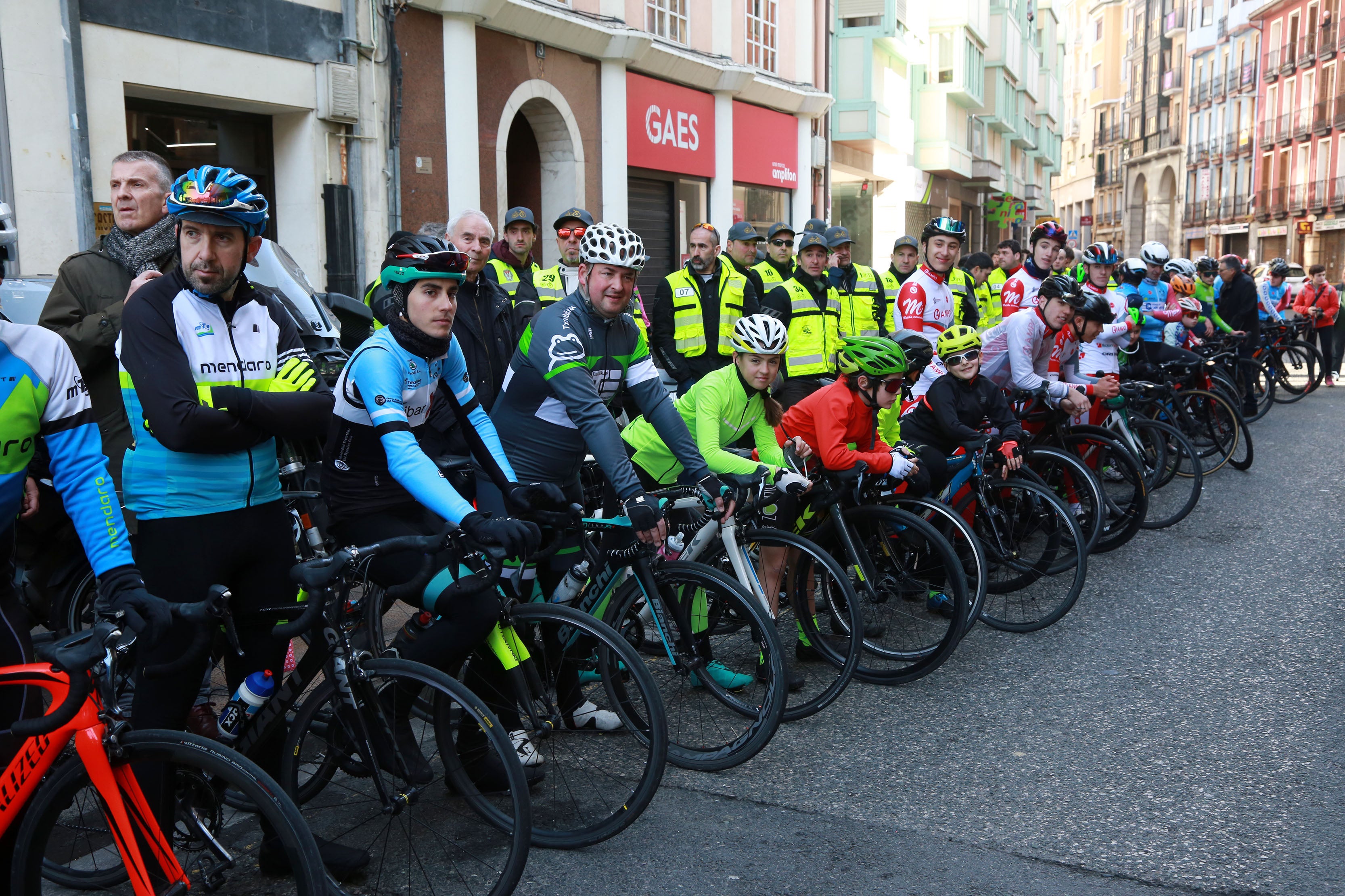 Protesta del ciclismo guipuzcoano