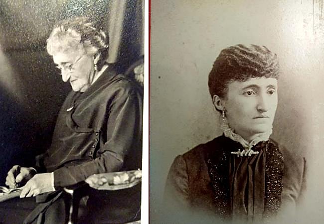 Dos fotografías que se conservan de Josefina Urtizberea.