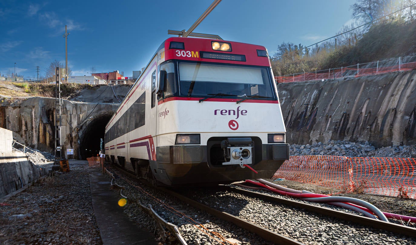 Así van las obras del TAV en Gaintxurizketa