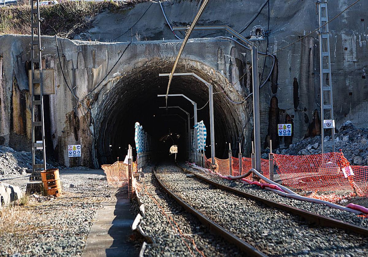 Así van las obras del TAV en Gaintxurizketa