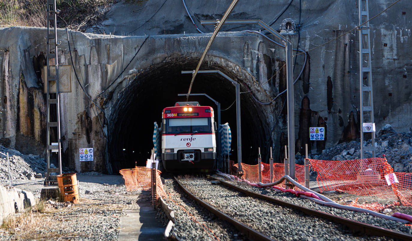 Así van las obras del TAV en Gaintxurizketa