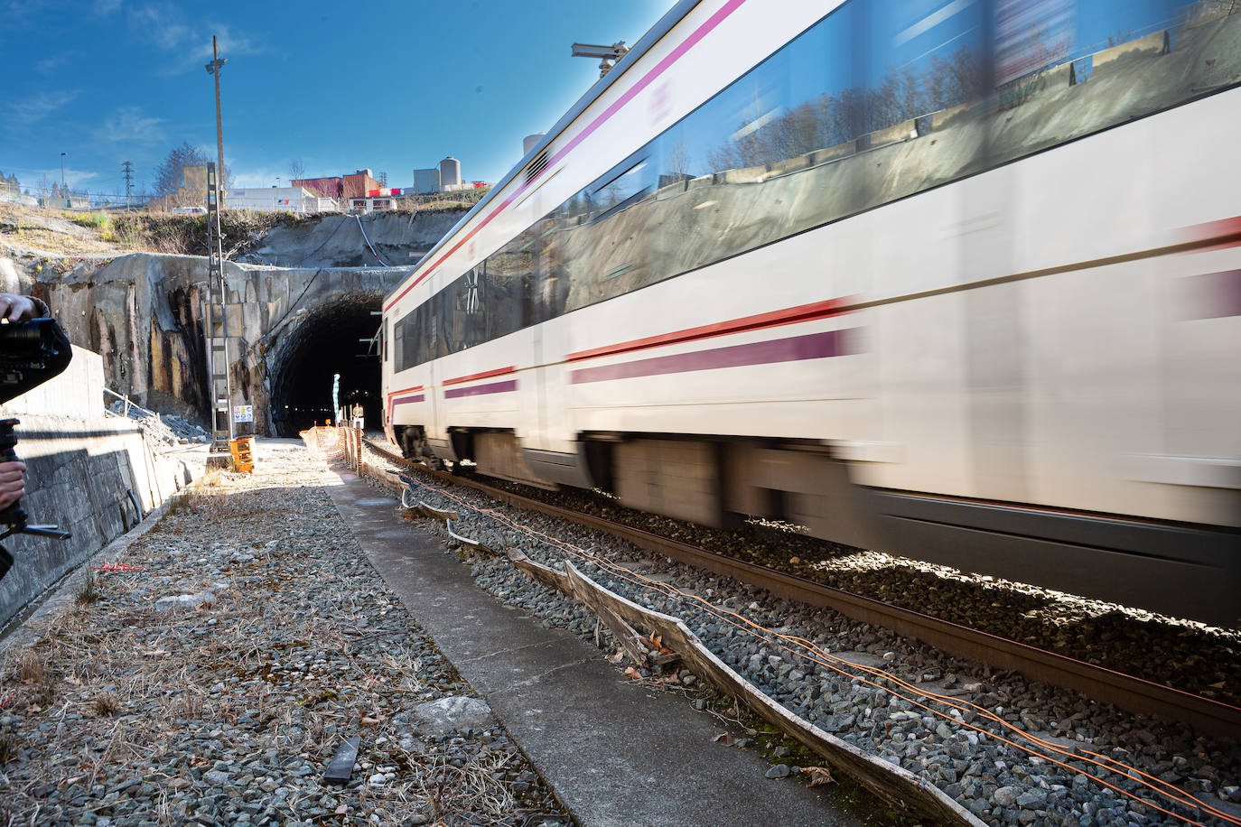 Así van las obras del TAV en Gaintxurizketa