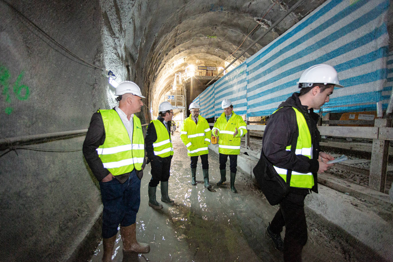Así van las obras del TAV en Gaintxurizketa