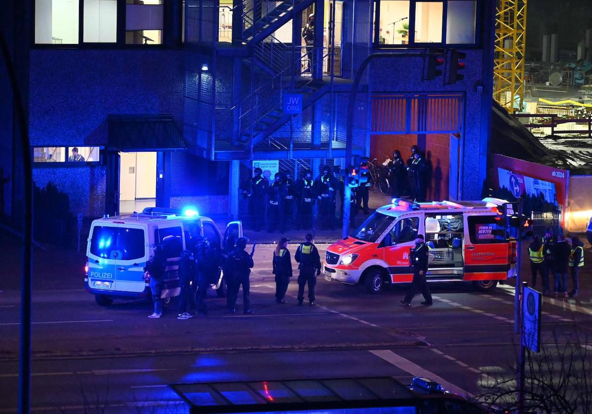 At least seven dead and several injured after a shooting at a Jehovah’s Witness church in Hamburg