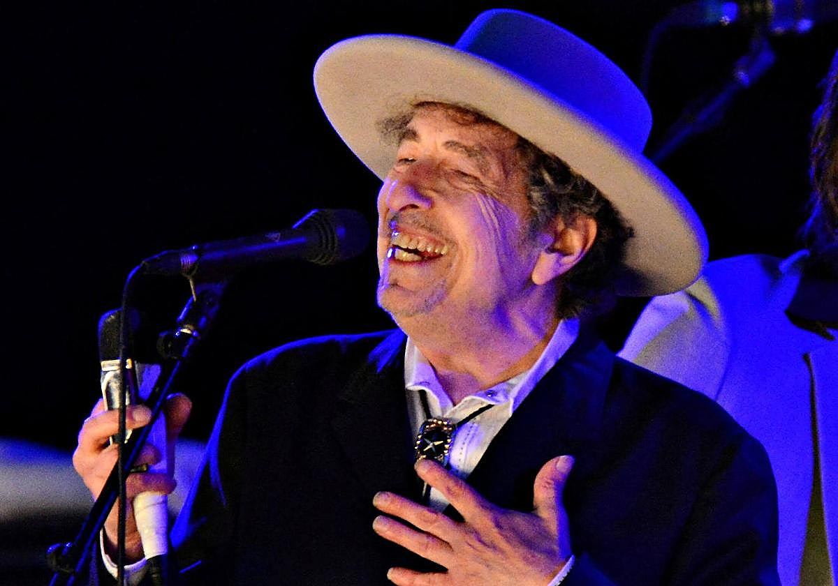 Bob Dylan, en un concierto de 2022.