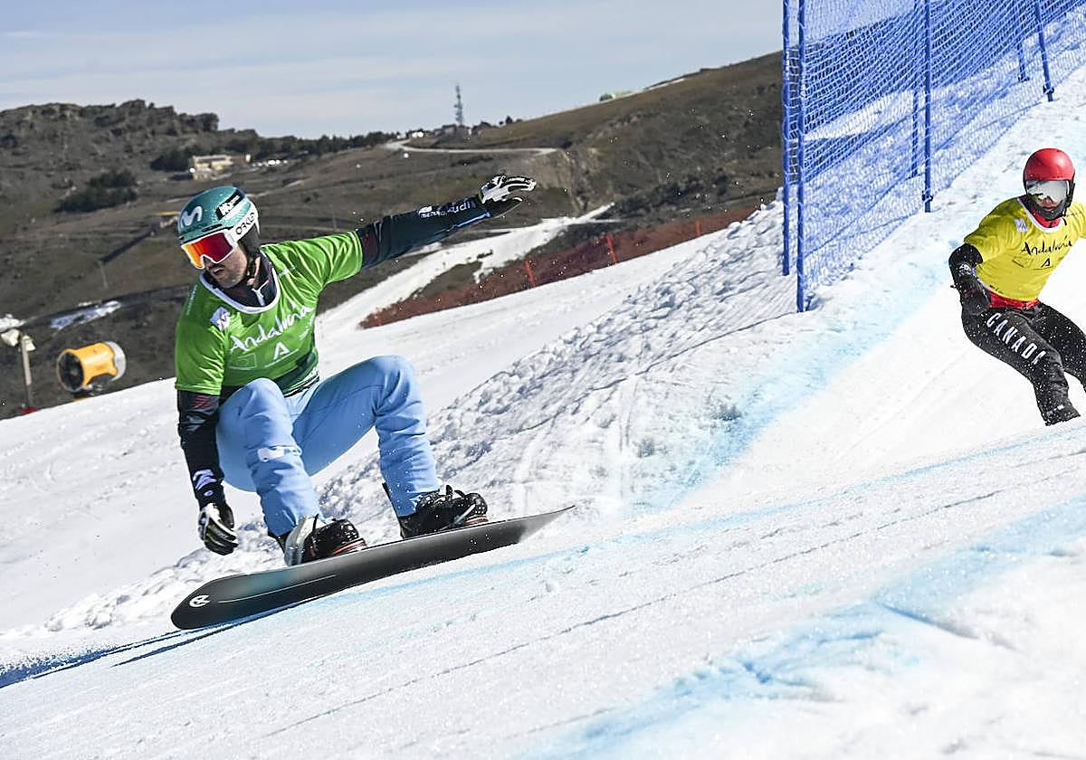 Lucas Eguibar compitiendo en SierraNevada.