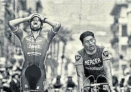 Fotomontaje que circula por internet con Van der Poel y Poulidor.