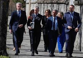 Urkullu, la pasada semana con los presidentes de Cantabria, Asturias y Galicia.