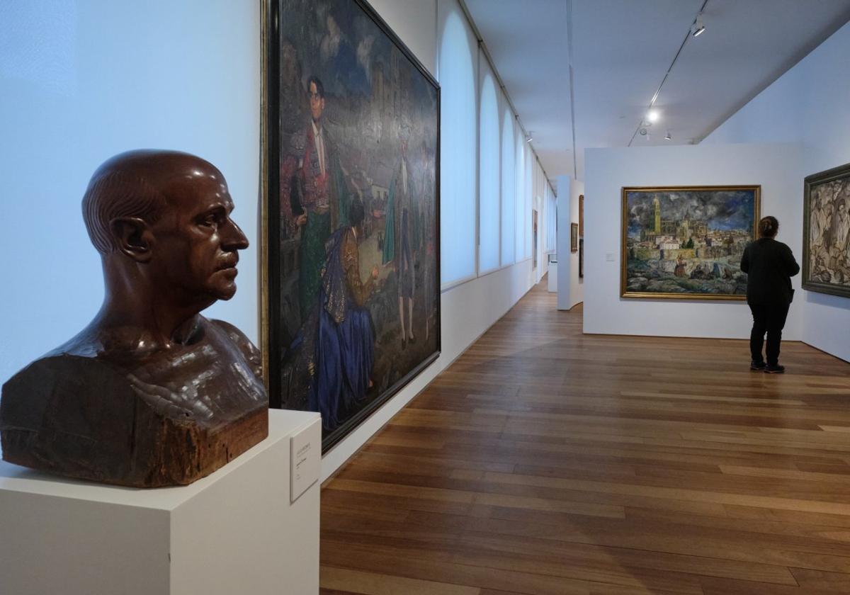 Espacio dedicado a Ignacio Zuloaga en el museo donostiarra de San Telmo.