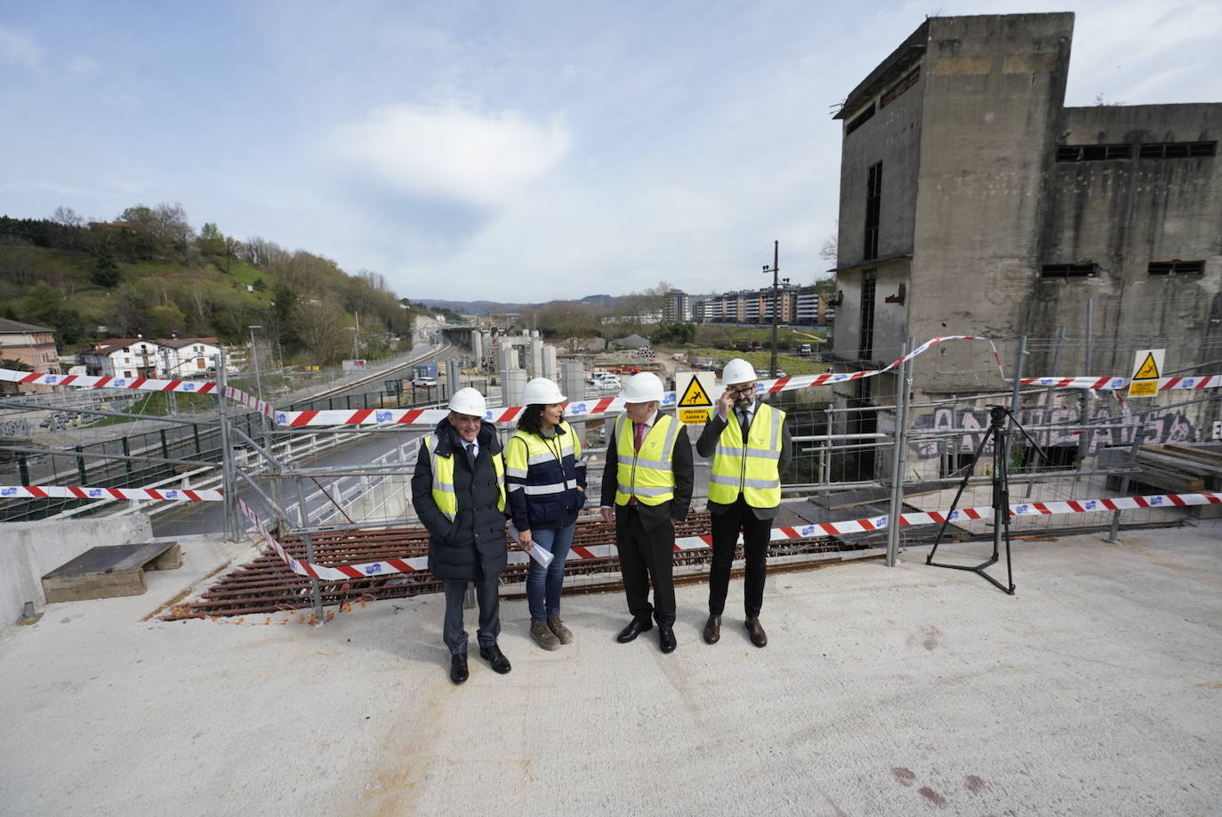 Transportes concluirá en un año el tramo de la Y vasca entre Hernani y Astigarraga