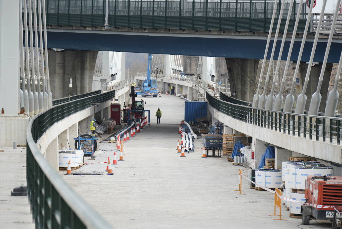 Transportes concluirá en un año el tramo de la Y vasca entre Hernani y Astigarraga