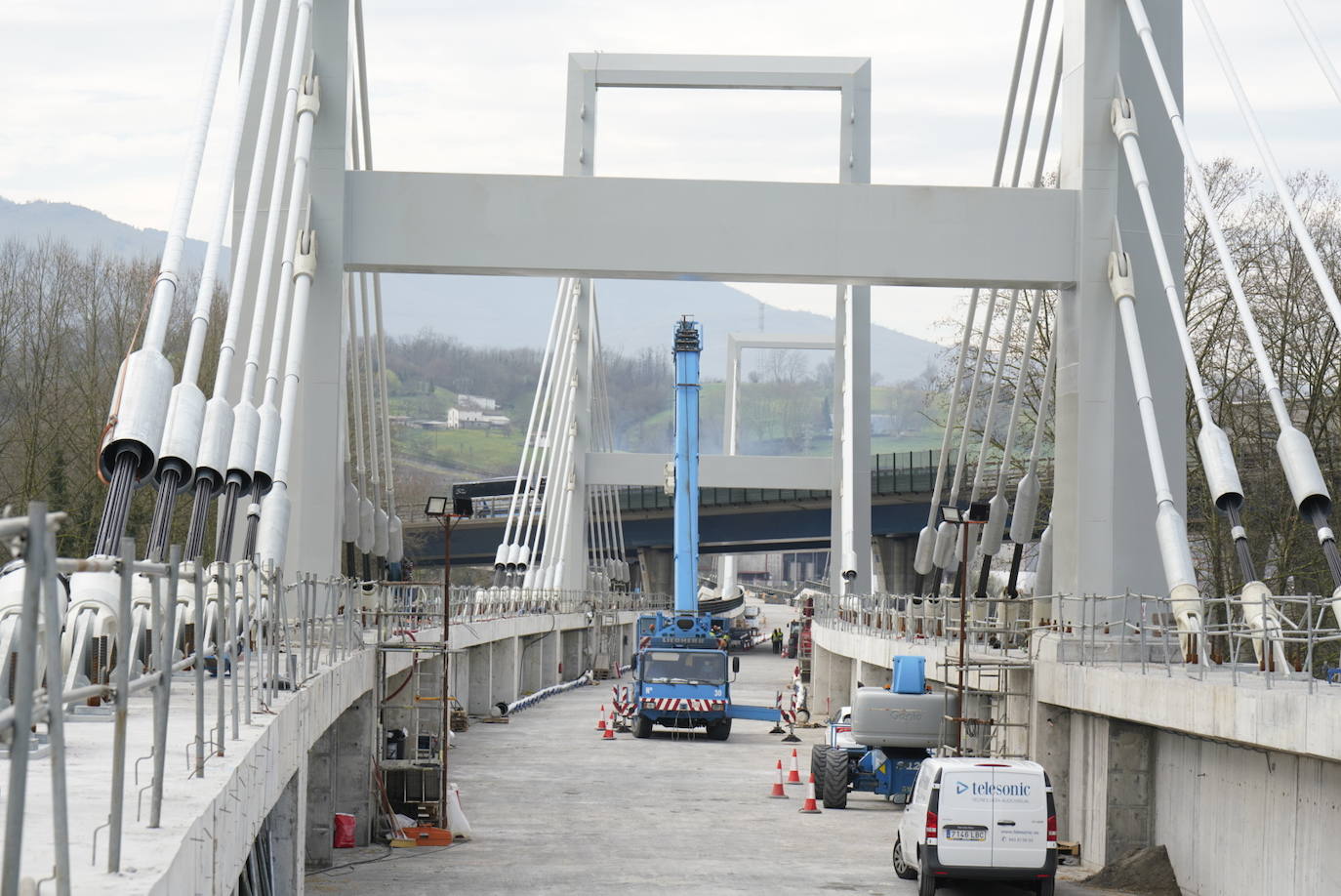 Transportes concluirá en un año el tramo de la Y vasca entre Hernani y Astigarraga