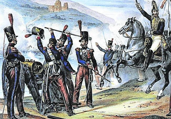 Frontera. 'Passage de la Bidassoa', también de Victor Adam, que se puede ver en el Museo Vasco de Bayona.