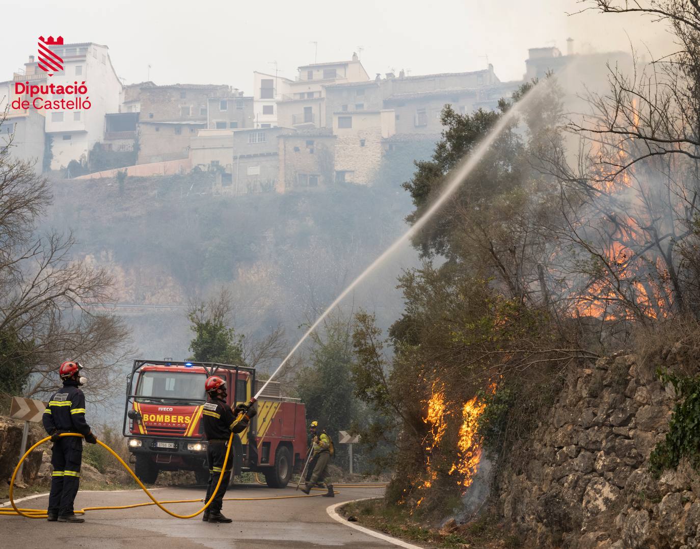 Incendio en Castellón y Teruel