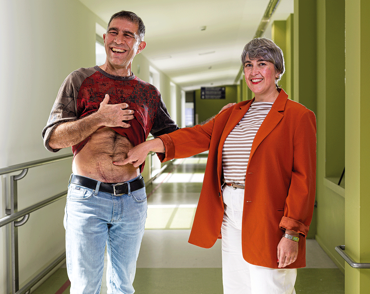 El riñón «excepcional» que Natalia le regaló a Aitor