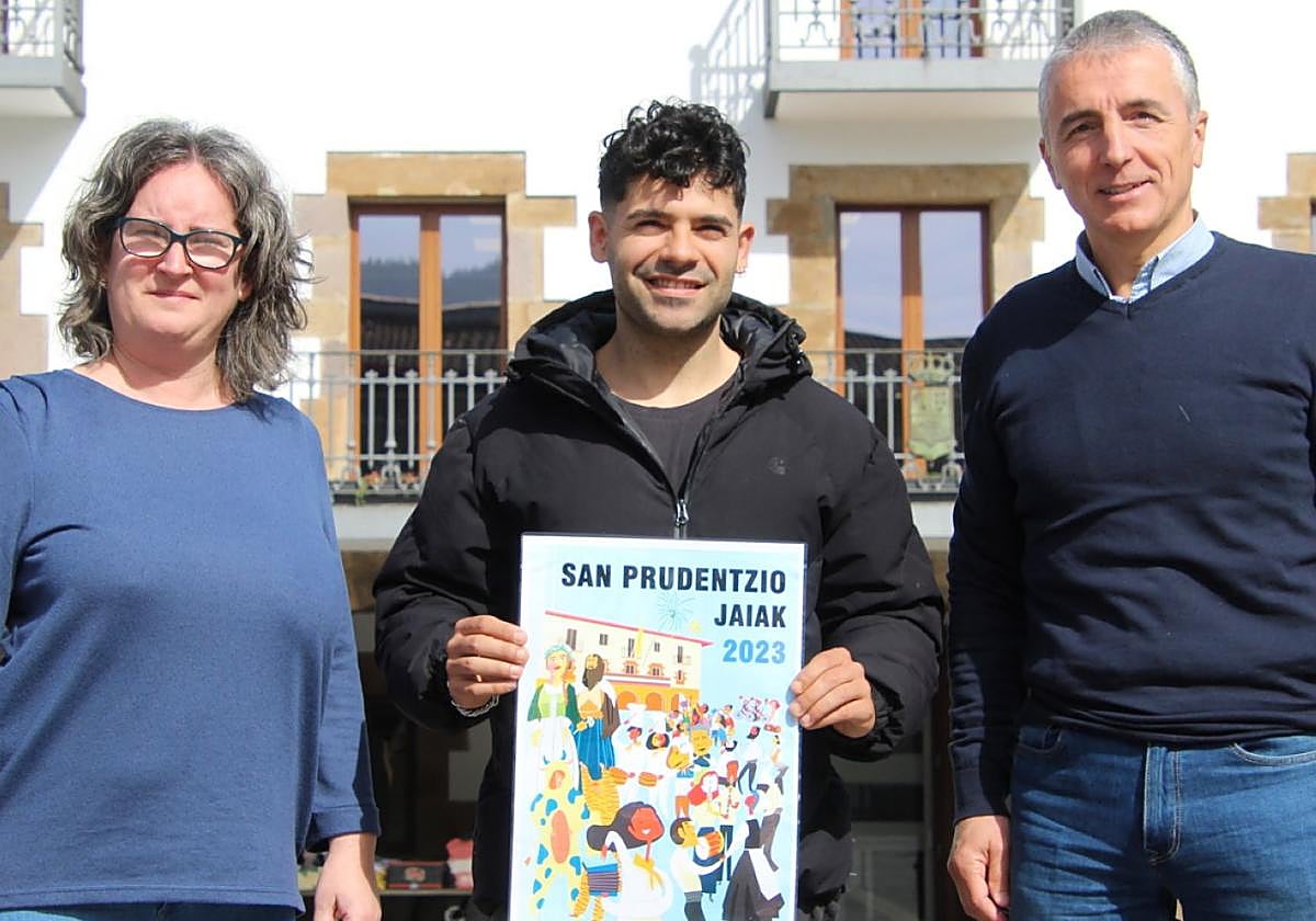 Amagoia Naldaiz, Jonathan Fernández y Kepa Zubiarrain.