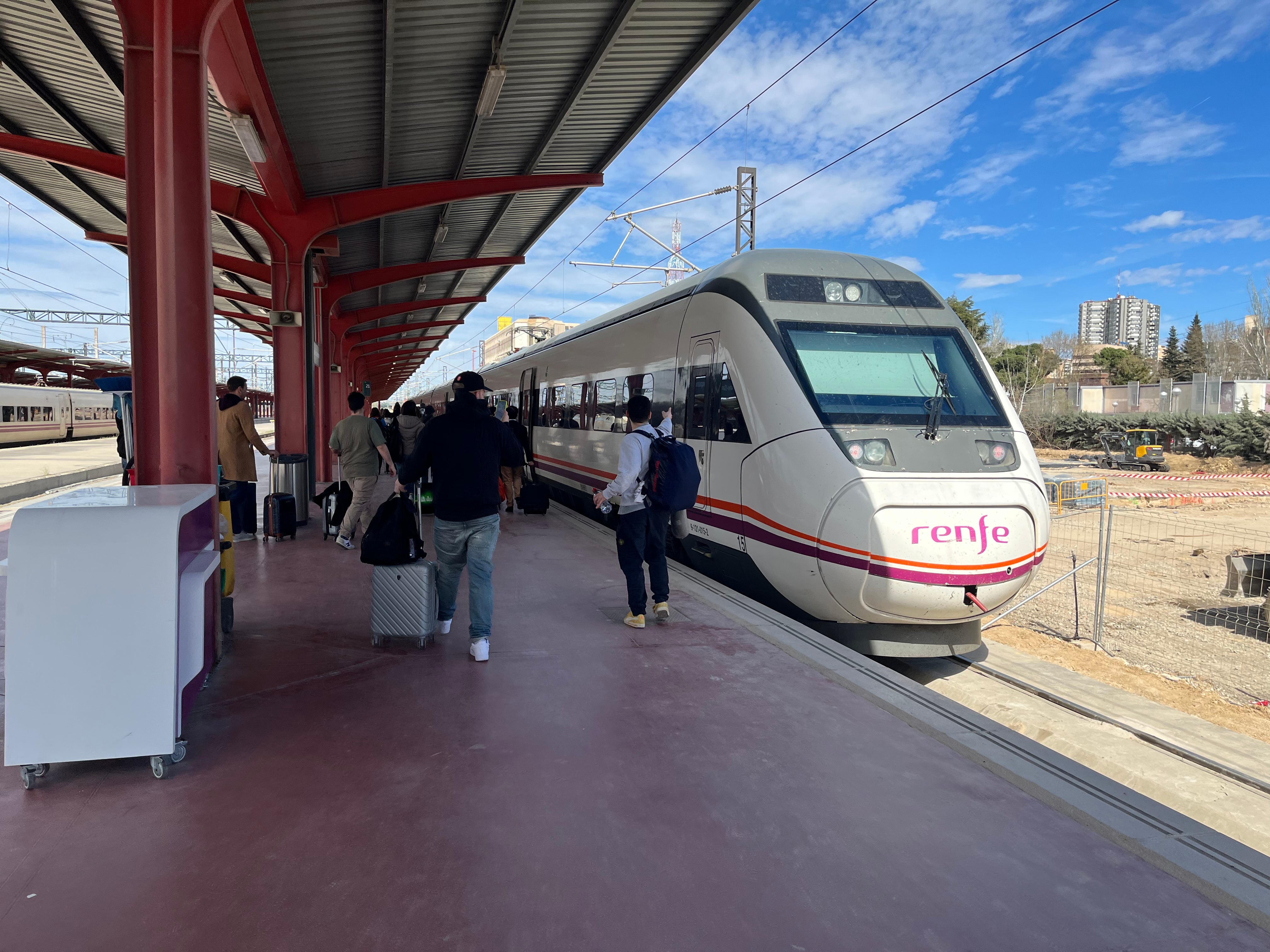 Viaje en el Intercity de Donostia a Madrid