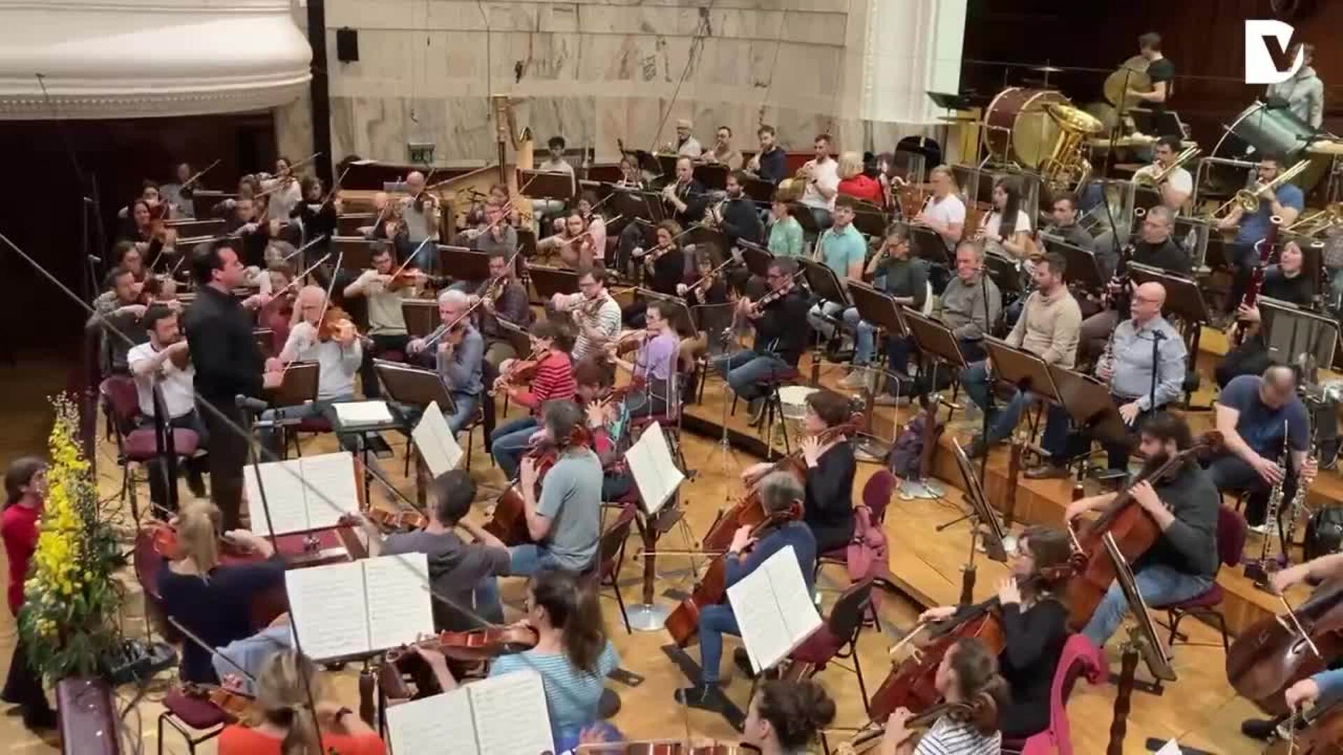 La Euskadiko Orkestra ensaya en Varsovia