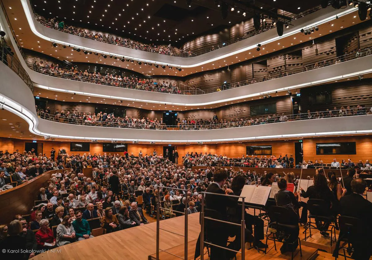 Euskadiko Orkestra llenó el miércoles las 1.800 butacas del imponente Narodowe Forum Muzyki de Wroclaw.