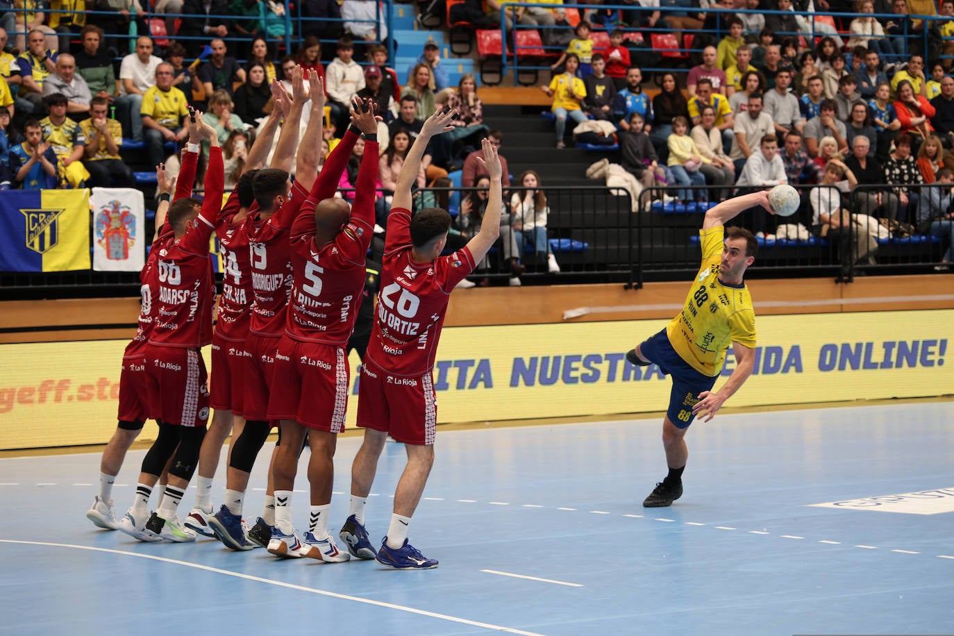 Poderosa victoria del Bidasoa ante el Logroño